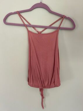Women’s Rose Pink Strappy Tank Top